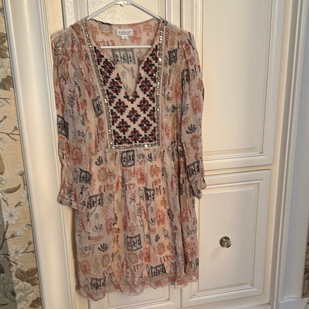 Velvet by Graham and Spencer Multicolor Bohemian Dress